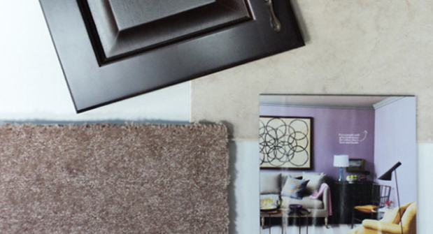 Look of the Day: Taupe/Dark Brown and Lavender