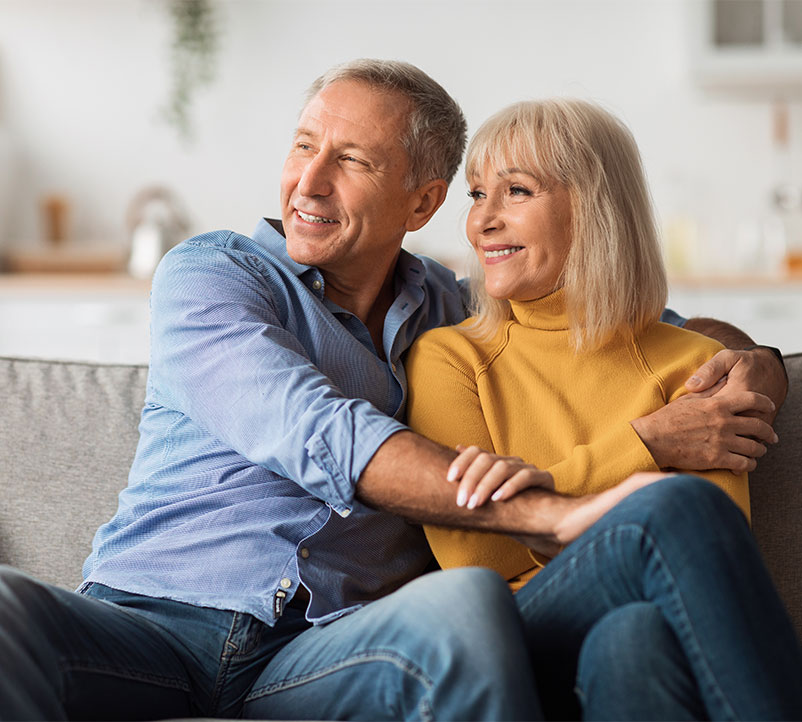 Move-In-Ready Homes Couple sitting on Couch